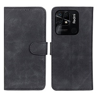 Чехол-книжка Classy Leather Case для Xiaomi Redmi 10C (Black)