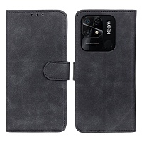 Чехол-книжка Classy Leather Case для Xiaomi Redmi 10C (Black)