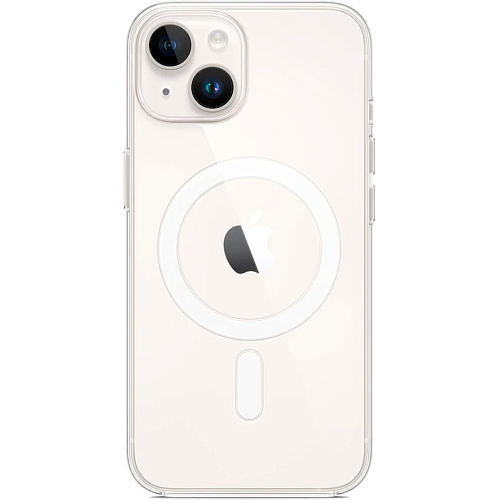 Чехол Clear Case с MagSafe для Apple iPhone 14 (Transparent) ААА