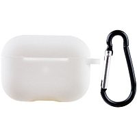 Чехол Silicone Case + Carbine для Apple AirPods Pro 2 White Чехол Silicone Case + Carbine для Apple AirPods Pro 2 White