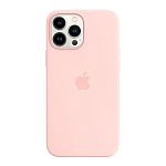 Чехол Silicone Case с MagSafe для Apple iPhone 13 Pro Max (6.7) (Chalk Pink) ААА