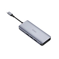 USB-хаб WiWU Alpha Type-C 12 в 1 (Gray) USB-хаб WiWU Alpha Type-C 12 в 1 (Gray)