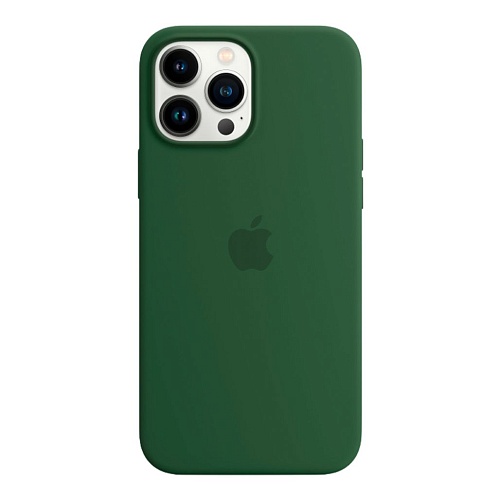 Чехол Silicone Case с MagSafe для Apple iPhone 13 Pro Max (6.7) (Eucalyptus) ААА
