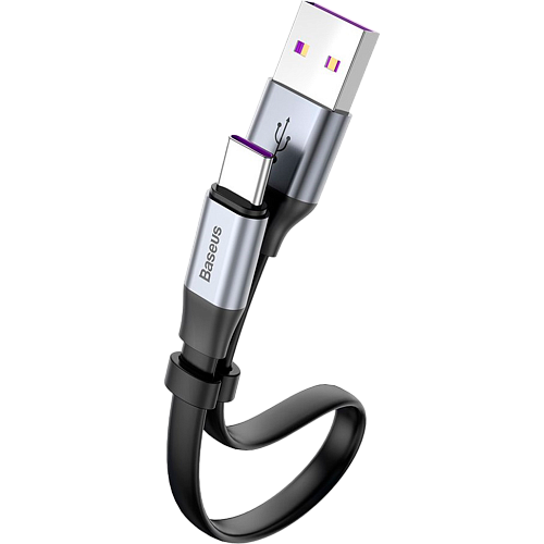 Кабель Baseus Simple HW Quick Charge Cable USB to USB-C 40W 0.23m Black (CATMBJ-BG1) - придбати в Дніпрі, Україні: ціна, характеристики | інтернет-магазин TOUCH