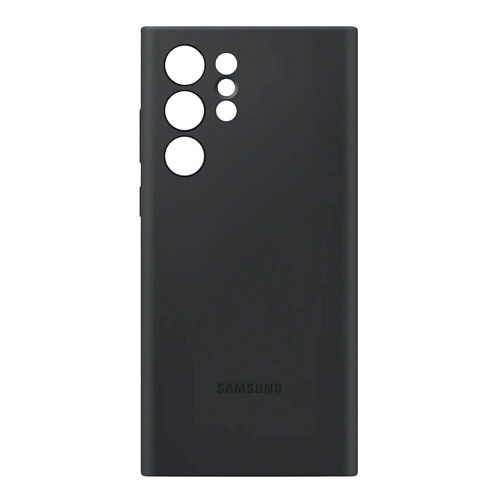 Чехол Soft-Touch Silicone Case для Samsung Galaxy S22 Ultra S906 (Black) HC