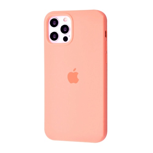 Чехол Silicone Case для Apple iPhone 12/12 Pro (Grapefruit) АА