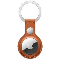 Чехол для Apple AirTag - Leather Key Ring (Saddle Brown) HC