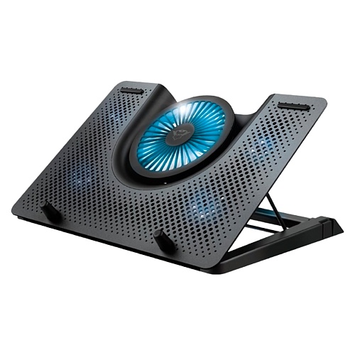 Подставка для ноутбука Trust GXT 1125 Quno 17.3" Blue LED Black (23581)
