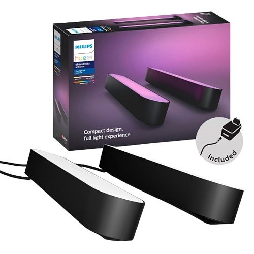 Светодиодные панели Philips Hue Play Lightbar White and Color Ambiance Black 2 шт (8718696170724)