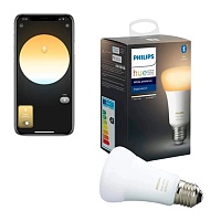 Умная лампочка Philips Hue E27 White Ambiance 806лм 60Вт 8.5W ZigBee, Bluetooth, Apple HomeKit (929002216901) Умная лампочка Philips Hue E27 White Ambiance 806лм 60Вт 8.5W ZigBee, Bluetooth, Apple HomeKit (929002216901)