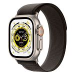 Смарт-часы Apple Watch Ultra 49mm Titanium Case with Black/Gray Trail Loop M/L (MQF53/MQFX3)