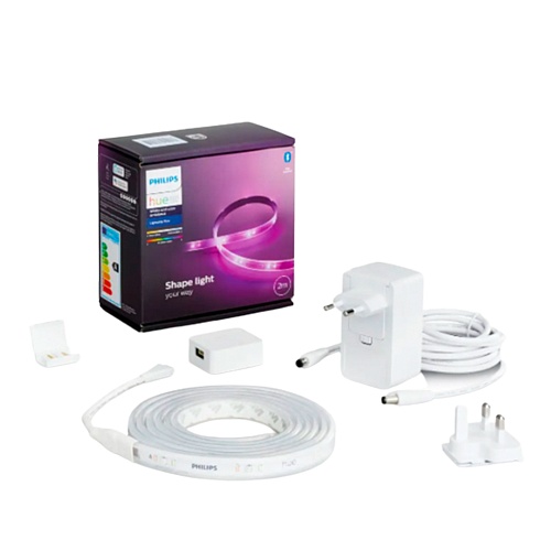 Светодиодная лента Philips Hue Lightstrip Plus v4 White and Color 2m Basic Set (8718699703424)