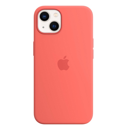 Чехол Silicone Case с MagSafe для Apple iPhone 13 (6.1) (Pink Pomelo) ААА