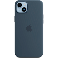 Чехол Silicone Case с MagSafe для Apple iPhone 14 Plus (Storm Blue) ААА