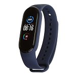 Силиконовый ремешок для Xiaomi MI Band 5 / MI Band 6 (Midnight Blue)