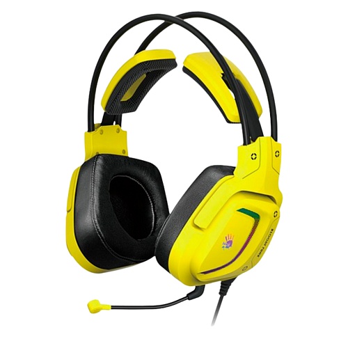 Игровые наушники Bloody G575 (Punk Yellow)