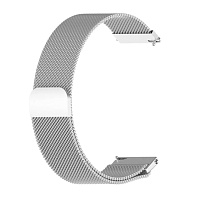 Универсальный ремешок DK Metal Milanesse Loop Magnetic Band для Huawei, Samsung, Xiaomi 22mm Silver