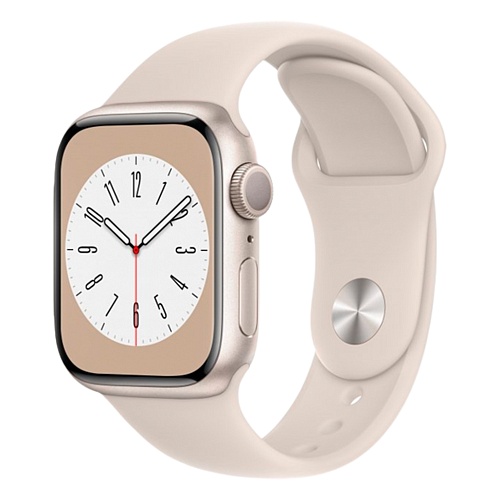 Смарт-годинник Apple Watch Series 8 45mm Starlight Aluminum Case with Starlight Sport Band (MNP23UL/A) - придбати в Дніпрі, Україні: ціна, характеристики | інтернет-магазин TOUCH