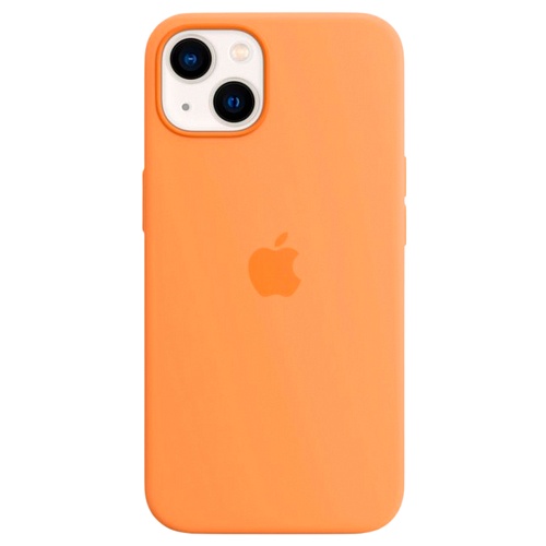 Чехол Silicone Case с MagSafe для Apple iPhone 13 (6.1) (Marigold) ААА