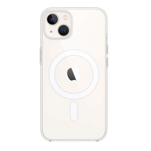 Чехол Clear Case с MagSafe для Apple iPhone 13 (6.1) (Transparent) ААА