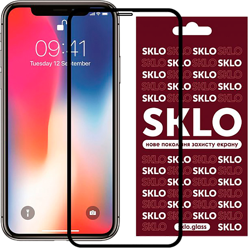 Захисне скло SKLO 3D Full Glue для Apple iPhone X/Xs/11 Pro (Black) - придбати в Дніпрі, Україні: ціна, характеристики | інтернет-магазин TOUCH