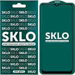 Защитное стекло SKLO 5D Full Glue для Samsung Galaxy A02/02s/A03/A03 Core/A03s/A12/M02/M02s/M12 (Black)