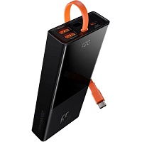 Внешний аккумулятор Baseus Elf Digital Display 20000mAh 65W Black (PPJL000001)