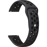 Универсальный ремешок для Amazfit Bip 20mm Black (AMZBPSILNIKE-SW)