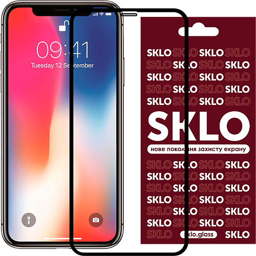 Захисне скло SKLO 5D Full Glue для Apple iPhone Xs Max/11 Pro Max (Black) - придбати в Дніпрі, Україні: ціна, характеристики | інтернет-магазин TOUCH