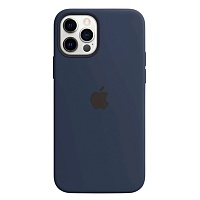 Чехол Silicone Case для Apple iPhone 12/12 Pro (Midnight Blue) АА Чехол Silicone Case для Apple iPhone 12/12 Pro (Midnight Blue) АА