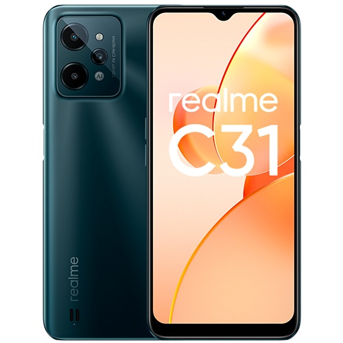 Смартфон Realme C31 3/32GB (Dark Green) - придбати в Дніпрі, Україні: ціна, характеристики | інтернет-магазин TOUCH