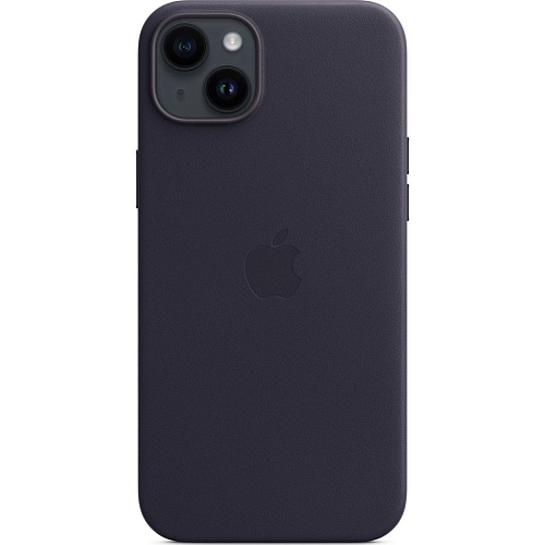 Чехол Leather Case with MagSafe для Apple iPhone 14 Plus Ink AAA