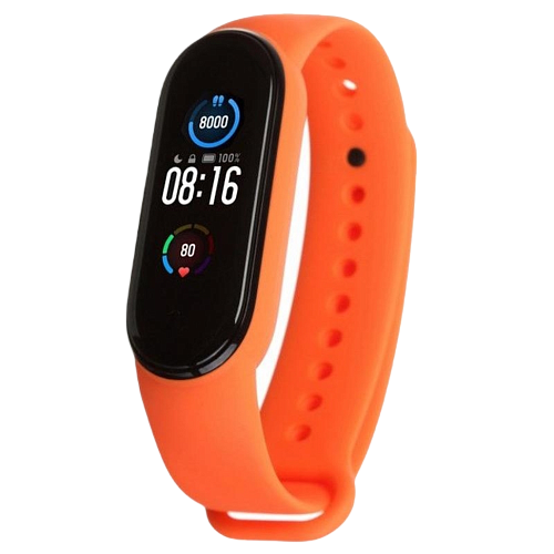 Ремешок ArmorStandart для Xiaomi Mi Band 7/6/5 New Style (Orange)