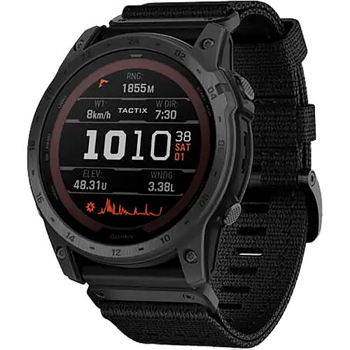 Смарт-часы Garmin Tactix 7 Pro Ballistics Edition Solar Powered with Applied Ballistics and Nylon Band (010-02704-20/21)