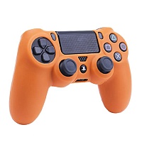 Чехол на геймпад Silicone Case для Sony DualShock 4 Neon Orange Чехол на геймпад Silicone Case для Sony DualShock 4 Neon Orange