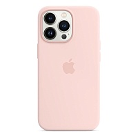 Чехол Silicone Case с MagSafe для Apple iPhone 13 Pro (6.1) (Chalk Pink) ААА