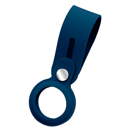 Чехол ArmorStandart Silicone Loop with Button для Apple AirTag (Dark Blue)