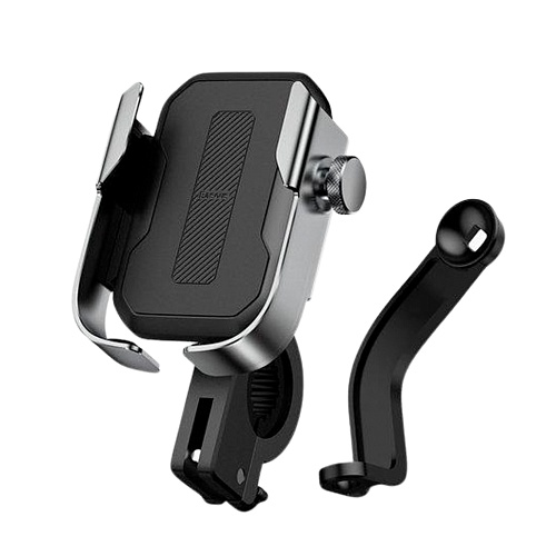 Велодержатель для смартфона Baseus Armor Motorcycle Holder Silver (SUKJA-0S)