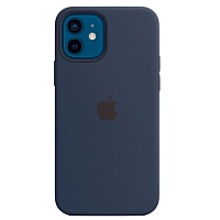 Чехол Silicone Case для Apple iPhone 12/12 Pro (Deep Navy) АА