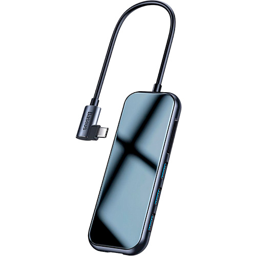USB-хаб Baseus Mirror Series Multifunctional Hub Deep Gray (CAHUB-CZ0G) USB-хаб Baseus Mirror Series Multifunctional Hub Deep Gray (CAHUB-CZ0G)