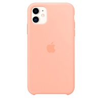 Чехол Silicone Case для Apple iPhone 11 (Grapefruit) АА