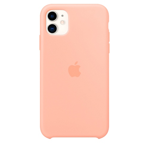 Чехол Silicone Case для Apple iPhone 11 (Grapefruit) АА