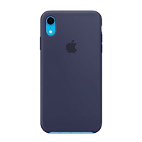 Чехол Silicone Case для Apple iPhone Xr (Midnight Blue) ААА