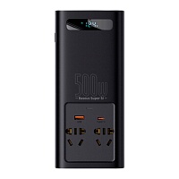 Автомобільний інвертор Baseus Super Si Power Inverter 500W (CGNB000101) - придбати в Дніпрі, Україні: ціна, характеристики | інтернет-магазин TOUCH Автомобільний інвертор Baseus Super Si Power Inverter 500W (CGNB000101) - придбати в Дніпрі, Україні: ціна, характеристики | інтернет-магазин TOUCH