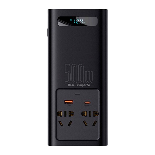 Автомобильный инвертор Baseus Super Si Power Inverter 500W (CGNB000101)