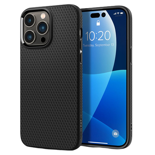Чехол Spigen Liquid Air Case для Apple iPhone 14 Pro Matte Black (ACS04957)