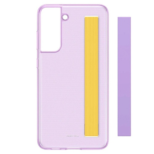 Чохол Samsung Galaxy S21 FE G990 Clear Strap Cover (EF-XG990CVEGRU) Lavender - придбати в Дніпрі, Україні: ціна, характеристики | інтернет-магазин TOUCH