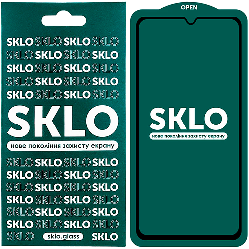 Захисне скло SKLO Full Cover Pac Tempered Glass для Xiaomi Redmi 10C/Redmi 12C (Black) - придбати в Дніпрі, Україні: ціна, характеристика | інтернет-магазин TOUCH