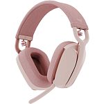 Игровые наушники Logitech Zone Vibe 100 Rose (981-001224)