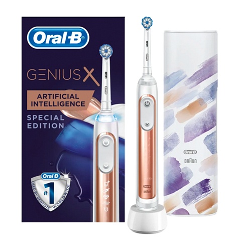 Електрична зубна щітка Oral-B Genius X Special Edition Rose Gold (D706.513.6X) - придбати в Дніпрі, Україні: ціна, характеристики | інтернет-магазин TOUCH